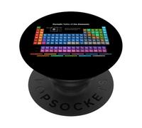 Chemical Periodic Table of Elements Novelty Graphic Designs PopSockets PopGrip Adhesivo