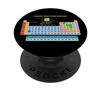 Chemical Periodic Table of Elements Novelty Graphic Designs PopSockets PopGrip Adhesivo