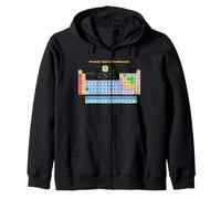 Chemical Periodic Table of Elements Novelty Graphic Designs Sudadera con Capucha