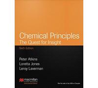 Chemical Principles: The Quest for Insight