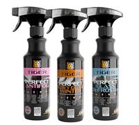 CHEMICAL TIGER - Set Spray de Invierno para Coche de 3 Piezas: Antivaho + Descongelante + Protector de Pintura - Protege contra el vaho, el Hielo y la Suciedad