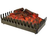 CHEMIN'ARTE Chimenea eléctrica con Fuego de leña Leds, Chimenea Decorativa, bajo Consumo, Inserto de Chimenea, 45x23x22cm
