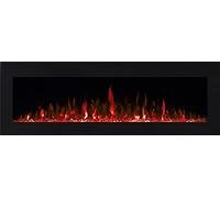 CHEMIN'ARTE Chimenea eléctrica de Pared con calefacción Volcano 3XL 150cm, Efecto de Llama Leds- Chimenea Decorativa bajo Consumo - Mando a Distancia