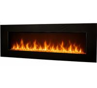 CHEMIN'ARTE Chimenea eléctrica de Pared con calefacción Volcano 5XL 180cm, Efecto de Llama Leds- Chimenea Decorativa bajo Consumo - Mando a Distancia