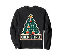 Chemis-Tree Química Profesor Estudiante Árbol de Navidad Ciencia Sudadera
