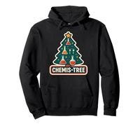 Chemis-Tree Química Profesor Estudiante Árbol de Navidad Ciencia Sudadera con Capucha