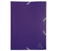 Chemise a elastique 3 rabats polypropylene 4/10e opaque éco - a4
