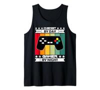 Chemist by Day Gamer por Night Controller Camiseta sin Mangas