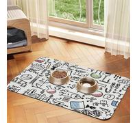 Chemistry Experiments Science Science Experiments,Waterproof Pet Feeding Mat,PU Leather Placemats for Cat Dog Water Bowl,Food Mats,30x45cm