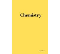Chemistry Hardcover Notebook for Students: | Graph Paper Notebook for Students & Teachers | 6x9 inches, 80 Pages of Grid Paper | Yellow Matte HardCover | Ideal for School and College Use