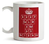 Chemistry mug - Keep Calm and DO Science - Geek/Engineer mug. Coffee Chemistry Present for Chemist Friends and Family - Ceramic - 11oz / 350 mL