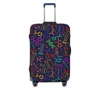 Chemistry Science - Fundas protectoras elásticas para equipaje de viaje, 45,7 a 81,3 cm, Black, L