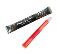 ChemLight® - Bastón luminoso (15 cm, 12 horas), color rojo