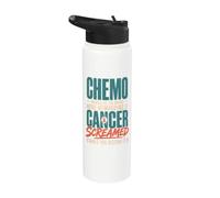 Chemo Would Be So Much More Rewarding If Cancer Screamed Stainless Steel Insulated Water Bottle