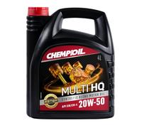 CHEMPIOIL Aceite de motor 20W-50 Multi Aceite para motor API CH-4 SN HQ 4 L