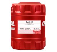 CHEMPIOIL Aceite de motor SAE 40 SAE API CH-4 API SJ 40 20L Compatible con VW Polo V Hatchback 6R1, 6C1 up! Hatchback 121, 122, BL1, BL2, BL3, 123 Golf VII Hatchback 5G1, BQ1, BE1, BE2 GOLF VI 5K1