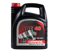 CHEMPIOIL Aceite de motor SAE 40 SAE API CH-4 API SJ 40 4L Compatible con VW Polo V Hatchback 6R1, 6C1 up! Hatchback 121, 122, BL1, BL2, BL3, 123 Golf VII Hatchback 5G1, BQ1, BE1, BE2 GOLF VI 5K1