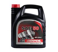 CHEMPIOIL Aceite de motor SAE 50 API CH-4 SAE 50 5L Compatible con HYUNDAI i20 PB, PBT, TOYOTA AYGO WNB1, KGB1, CITROËN Jumpy I MPV U6U, NISSAN MICRA IV K13, KIA Picanto SA, MAZDA 3 Hatchback BM, BN