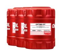 CHEMPIOIL Optima GT 10W-40 Acea A3/B4 API SN 3x20L Motoröl Semisintético