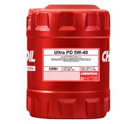 CHEMPIOIL Aceite de motor 5W-40 Ultra ACEA C3 API SN PD 20L Compatible con VW Polo V Hatchback 6R1, 6C1 Golf 7 Hatchback 5G1, BQ1, BE1, BE2, OPEL Corsa D Hatchback S07, BMW 5 Touring F11, SKODA