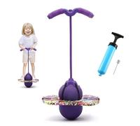 CHENBOOW Pogo Saltarín,Saltador Niños,Pogo Stick para niños,Capacidad de Carga 100kg,Pelota Saltarina Niños con Asa,Juguetes de Interior,Adecuada para Niños y Adultos,para Niños Niñas