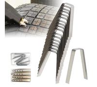 CHENCOO 20 Cuchillas para Ranurar Neumáticos, Cuchillas De Caucho Moldeadas, Calentamiento Uniforme (Corte Fácil), Control De Profundidad Ajustable, para Restaurar La Banda De Rodadur,R3