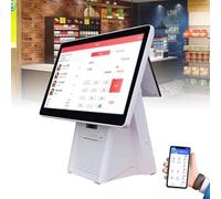 CHENCOO Caja registradora TPV (15,6"), Pantalla táctil, Caja registradora rápida (máquina de Tickets integrada), resolución 1366×768/4 GB de RAM + 64 GB de SSD,Singlescreen