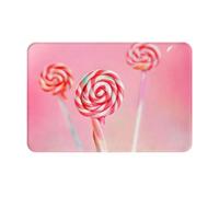 chenfandi Colorido tapete de suelo de piruleta, 40 x 60 cm, antideslizante, adecuado para dormitorios, baños, salas de estar, etc.