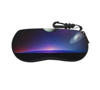 chenfandi Cosmic Saturn - Funda suave para gafas de sol con cierre de cremallera, adecuada para hombres y mujeres.