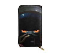 chenfandi Future Astronauts - Cartera con cremallera para mujer, cartera larga para mujer, cartera organizadora de múltiples tarjetas y cartera de mano, Black, Talla única