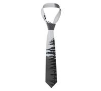 chenfandi Moon Pine Tree - Corbata para hombre, 8 cm, adecuada para uso diario, negocios, bodas, fiestas.