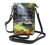 chenfandi Waterfall Views - Bolso cruzado para mujer, cartera con cremallera para teléfono, bolso de hombro, correa de hombro ajustable.