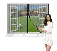 CHENG Mosquitera Magnética 35x55cm, Mosquitera Puertas, Protección contra Insectos Fácil de Instalar, para Pasillos/Puertas - Negro