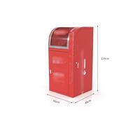 CHENGAIJIAN bote de basura Contenedor rojo for exteriores: contenedor resistente a la intemperie de gran capacidad for separación y reciclaje de residuos.