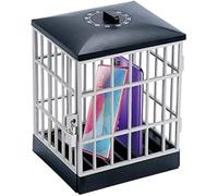 ChengChengJin Caja de bloqueo para teléfono con temporizador, contenedor de almacenamiento de metal portátil, para teléfonos celulares, apto para prisión, soporte para smartphone, mesa para el hogar