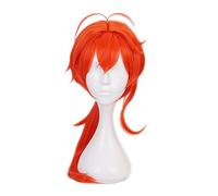 chenghuax Adecuado for la Peluca de Cosplay de Yuanshen, Pelo Largo de Color Naranja (Color : As Show, Size : One Size)