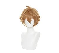 chenghuax Adecuado for la Peluca de Cosplay yuanshen, Pelo Corto (Color : As Show, Size : One Size)