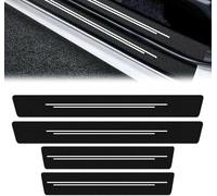 CHENGJIANSHANGMAO 4 Piezas Pegatinas Umbral de Puerta de Coche para Ford EcoSport II 2017-2022, Protector Puertas Coche Antiarañazos Piezas de Automóvil