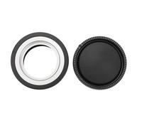 Chenglanhsjg Adaptador de Montura de Lente M42 a Enfoque Manual NEX para NEX C3 NEX 5C A7 A7S A7SII A7RII A7III A7RIII A7SIII A9 A6500 A6300 A6000 con Cubierta Trasera de Lente