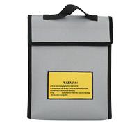 Chenglanhsjg Bolsa Segura para batería Lipo Gris, Bolsa Ligera a Prueba de explosiones, Gran protección, ignífuga, para fábrica de Garaje