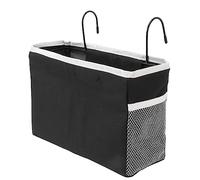 Chenglanhsjg Gancho para Cesta de Almacenamiento Junto a la Cama, Bolsa de Lona Colgante, Estante de organización de riel para Dormitorio, Oficina, Sala de Estar