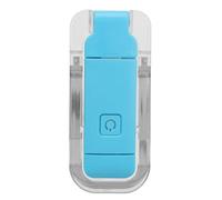 Chenglanhsjg Luz de libro ajustable para lectura, 3 niveles de brillo, iluminación LED uniforme, recargable por USB, lámpara compacta con clip para marcapáginas (Azul)