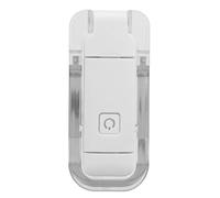 Chenglanhsjg Luz de libro ajustable para lectura, 3 niveles de brillo, iluminación LED uniforme, recargable por USB, lámpara compacta con clip para marcapáginas (Blanca)