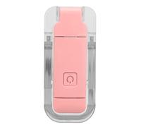 Chenglanhsjg Luz de libro ajustable para lectura, 3 niveles de brillo, iluminación LED uniforme, recargable por USB, lámpara compacta con clip para marcapáginas (Rosa)