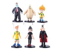 CHENGLI 6PCS Cake Topper Transylvania Decoración,Decoracion Fiesta Hotel Cake Decorations para Niños Cartoon Mini Figuras para Cumpleaños Decoración de La Torta del Banquete de Boda