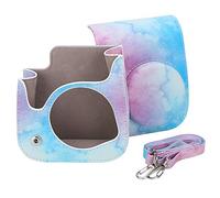 chengong Bolso de cámara Vintage Hermoso y Moderno Costuras rigurosas Bolso de cámara Conveniente y Duradero para fácil de Desmontar y Usar(Blue Pastel)