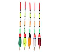 chengong Boya de Pesca, 5 flotadores de Pesca con Pintura, 4 Mallas de 26,5 cm para Piscina, Pesca Salvaje, Lago de Pesca(5+2g)