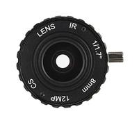 chengong Lente CCTV Lente Fija de Montaje CS Interfaz CS General para cámaras de vigilancia Interfaz CS F1.2 Parasol extraíble de Apertura Relativa