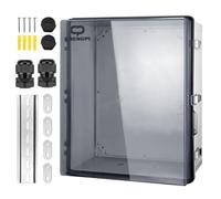 CHENGPI Caja Distribucion Electrica, IP65 Caja Registro Electrico, Caja de Empalmes Eléctricos ABS, Caja De Plástico De Bricolaje Caja Del Interruptor De Cableado, 430×530×200MM