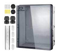 CHENGPI Caja Distribución Eléctrica IP65, Registro ABS, Empalmes, Interruptor De Cableado, Plástico De Bricolaje, 500×600×220MM